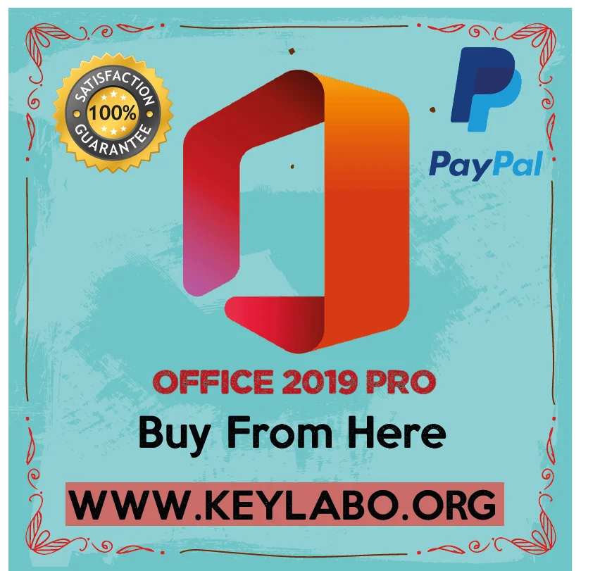 

{✔✔Microsoft Office✔2019✔Professional Plus - clé authentique For Win✔✔}Read description