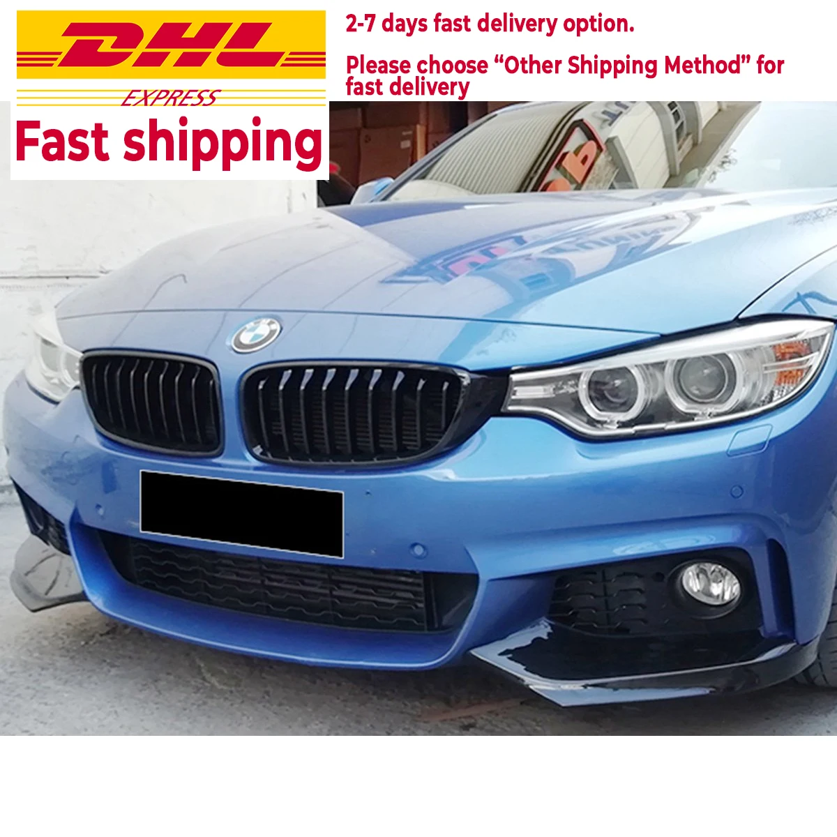 Передний бампер для BMW F32 F33 F36 435i M Tech 2014 2018 разветвитель губ передний фартук