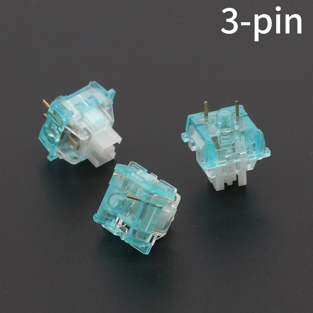 Outemu Океанский переключатель для механической клавиатуры 3Pin тихая линейная