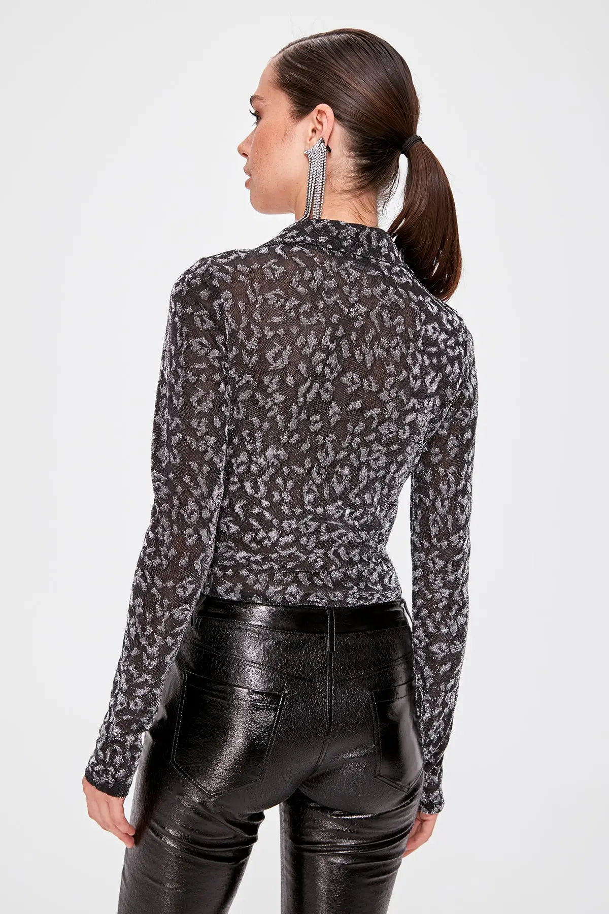 Trendyol Leopard print Bottom Snaps Body TPRAW20BD0029 |