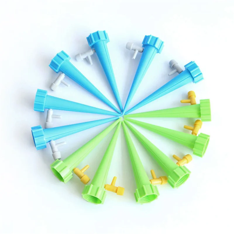 

6/12 PCS Auto Drip Irrigation Self Watering System Automatic Tools Dripper Spike Device Greenhouse Feeder Plastic Cans