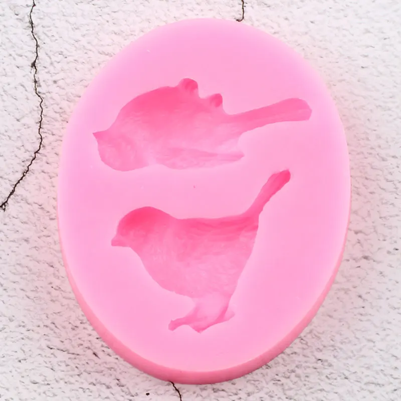 3D Птицы силиконовые формы Шоколадные конфеты Сделай Сам Рукоделие мыло смолы