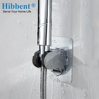 bathroom shower bracket showerhead holder adjustable height self adhesive shower base abschome plated
