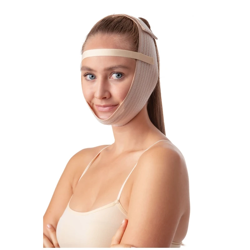 

Liposuction Post Operative Chin Ear Band Black