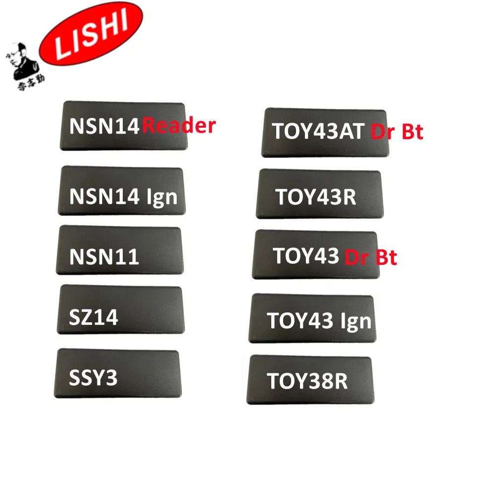 

NSN14 2 In 1 Lishi Tool SZ14 SSY3 TOY43AT TOY43R TOY43 Dr bt Ign Toy38R 2in1 Lishi Locksmith Tool