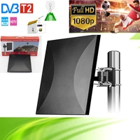 outdoor t2 hd 4k hd high definition antenna receiving 180 miles use dvb t t2 to quickly receive outdoor 4k signals stably