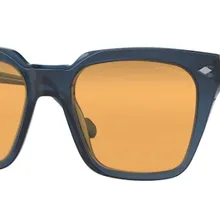 Vogue 5380 S 2760/7 50 Wayfarer Sunglasses, Transparent Blue Frame, Orange Lenses, High Quality  Vis