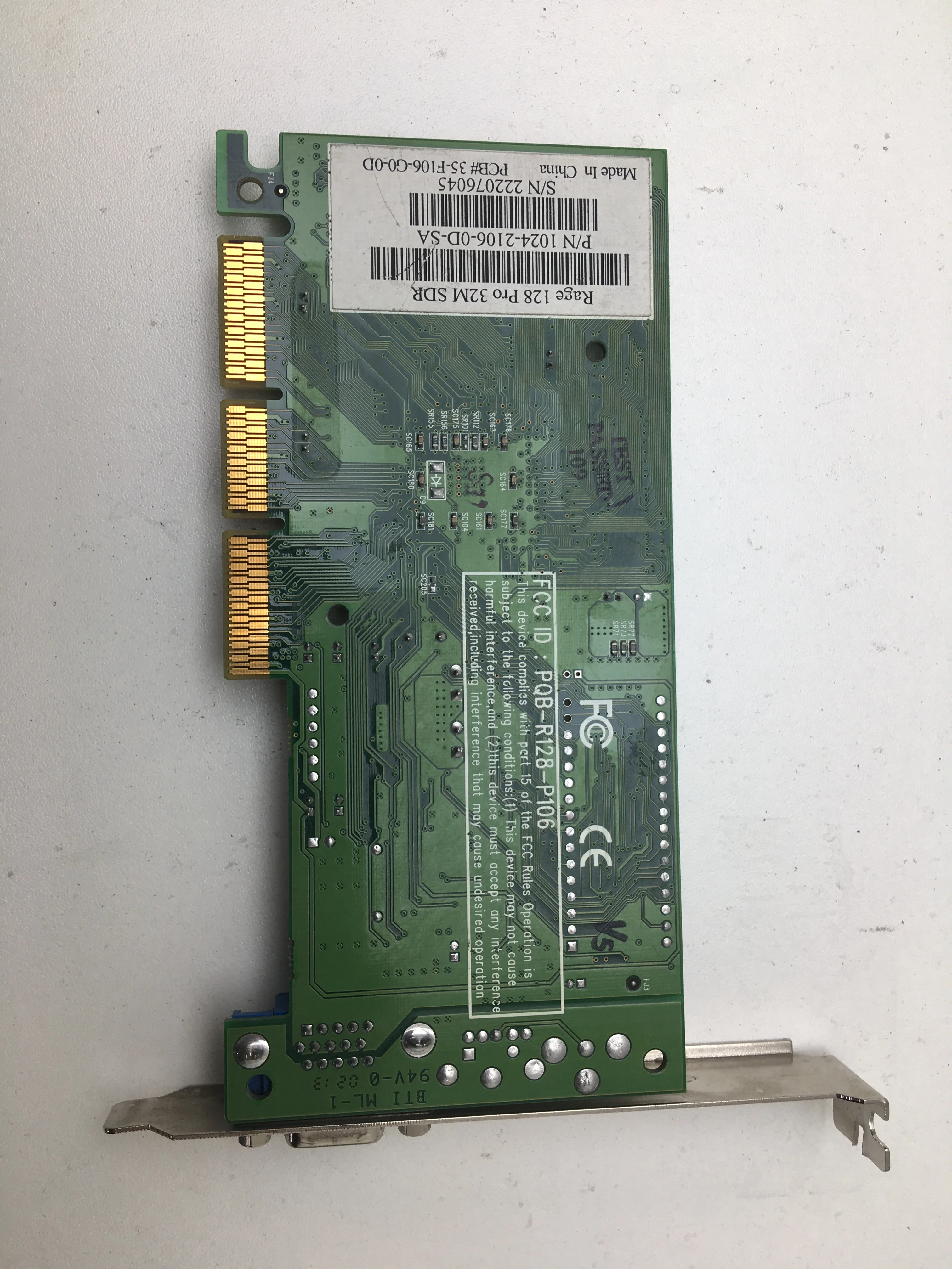 Видеокарта SAPPHIRE Rage 128 PRO 32MB SDR 128bit AGP 2x | Компьютеры и офис