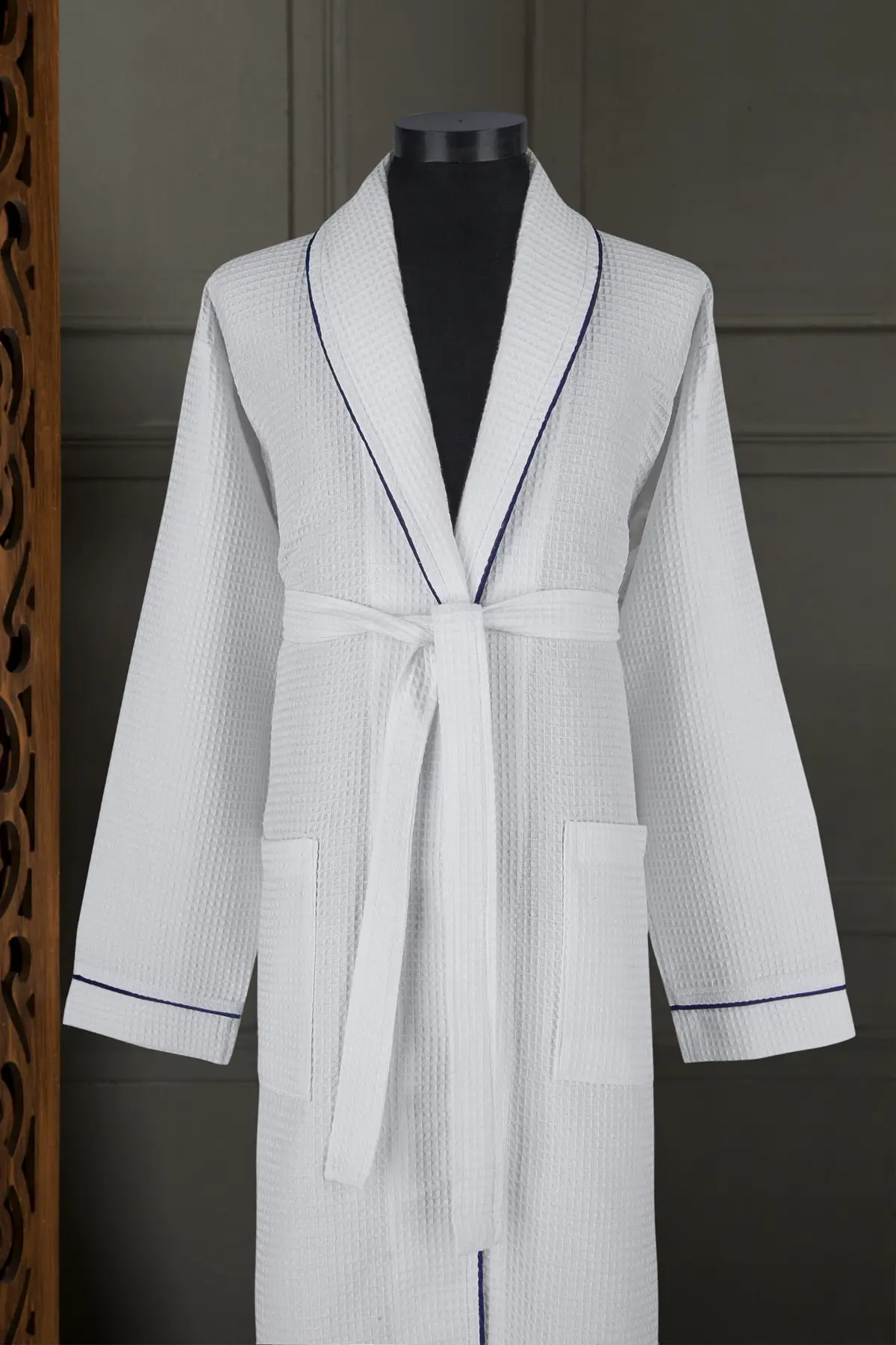 

Women Bathrobe 100% COTTON S/M/L/XL Robe Set Thin Fabric Easy Dry Sleepwear Casual Home clothes Nightwear Fast Shipping Turkey
