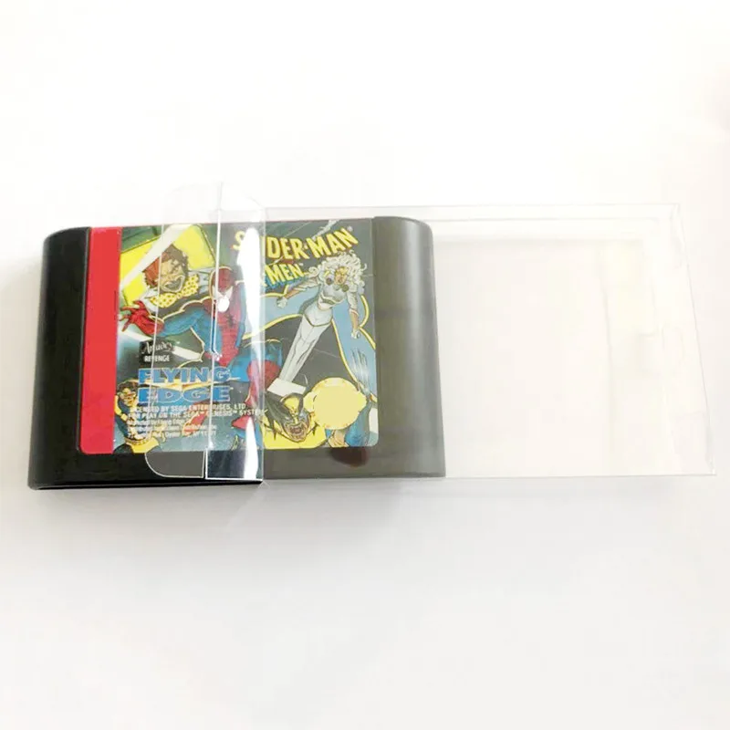 Box Protector For Genesis Master System Sega Mega Drive Famicom Game Cart Cartridges Plastic Case 10 Pcs | Электроника