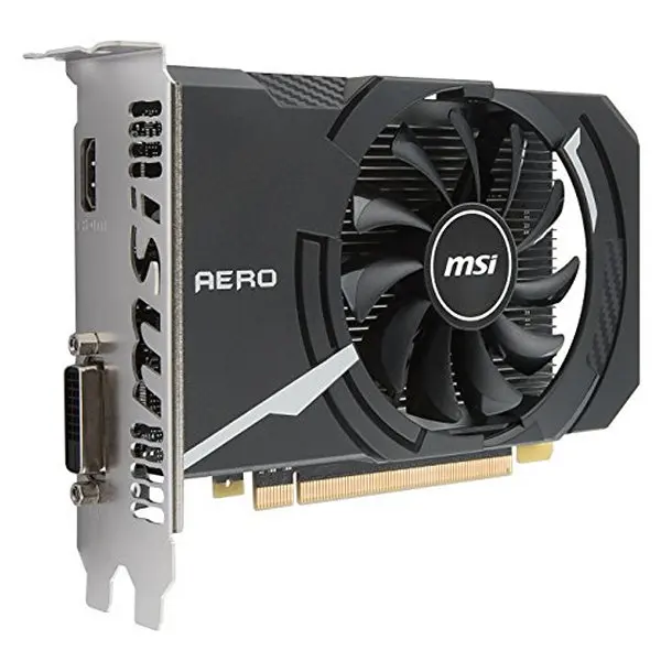 Видеокарта MSI VGA NVIDIA GT 1030 AERO ITX OC 2 ГБ GDDR5 | Компьютеры и офис