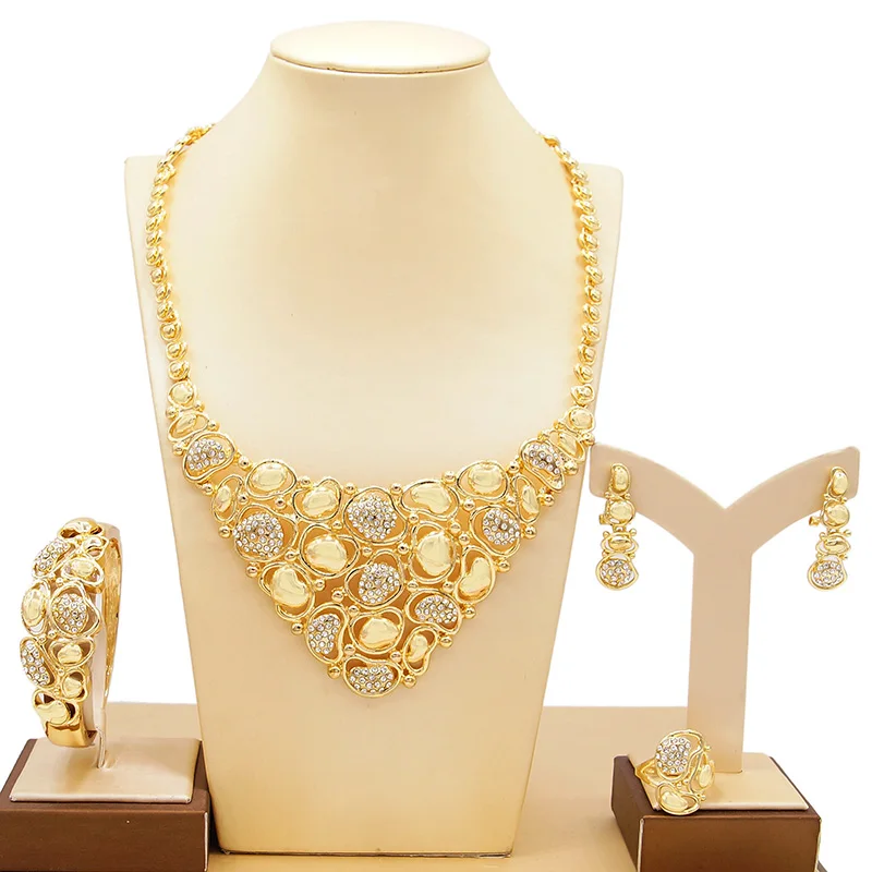 

Yulaili Fashion Heart Shape Necklace for Women Party Wedding Jewelry Alloy Accessories Wholesale Free Shipping