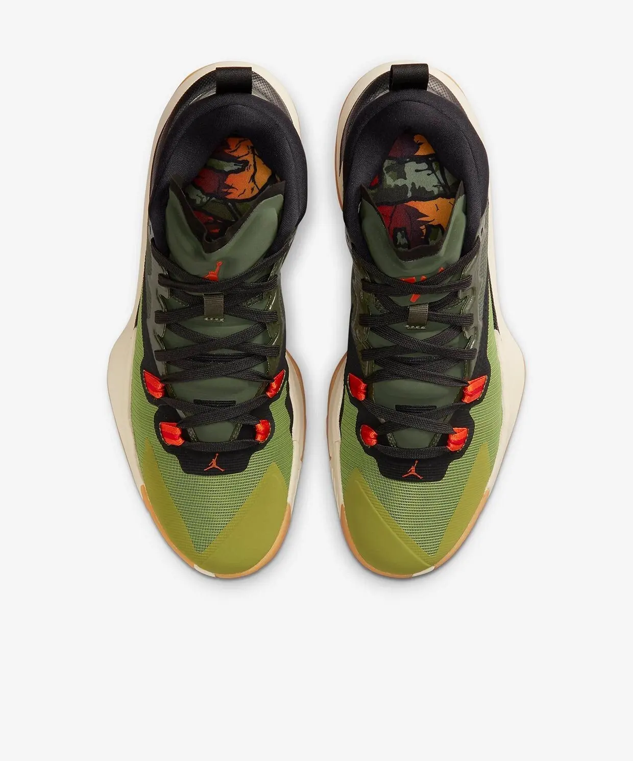 Оригинальная зеленая Баскетбольная обувь Nike Jordan Zion 1 DA3130-300 кроссовок Джордана |