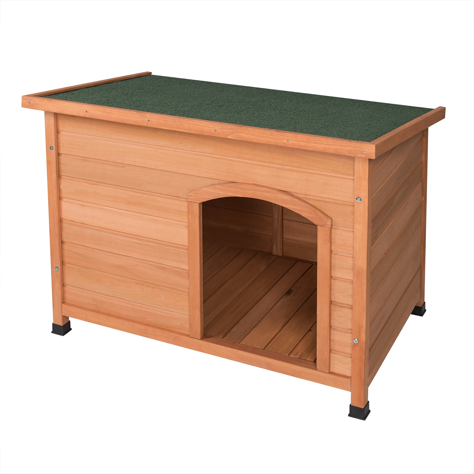 Собачья будка из цельного дерева открытый питомник домик для кошек палатки щенок