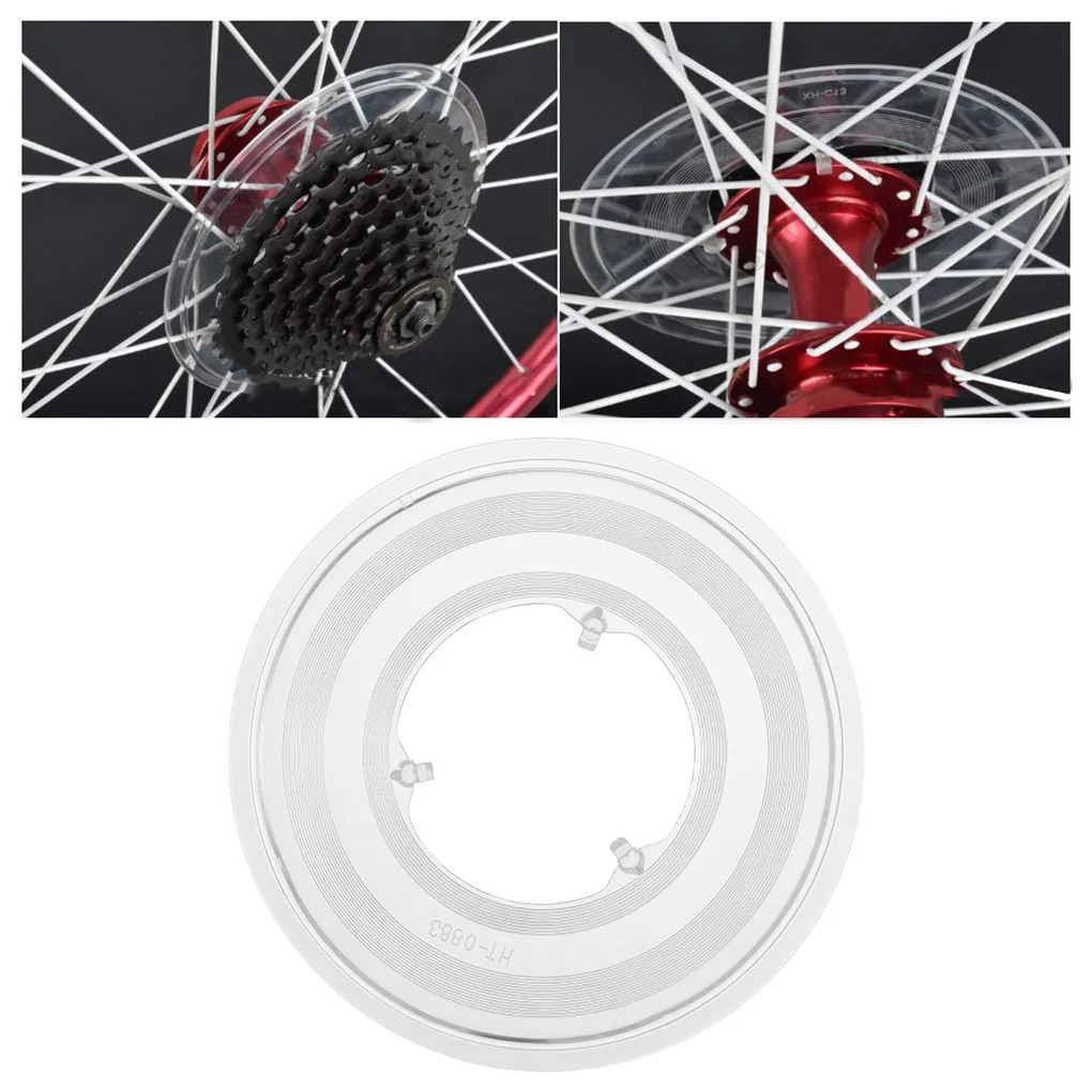 

1pc Bike Wheel Spoke Protector Guard Bicycle Wheel Spoke Protector Disc Guard Bike Cassette Freewheel Protection Cover 135mm