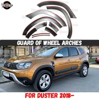 guard of wheel arches for dacia duster 2018 renault duster 2021 abs plastic include 10 p accessories protective scratches