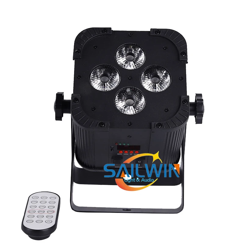 Беспроводной аккумуляторной батареи 6в1 4X18 Вт Rgbwa Uv Led Par Светильник