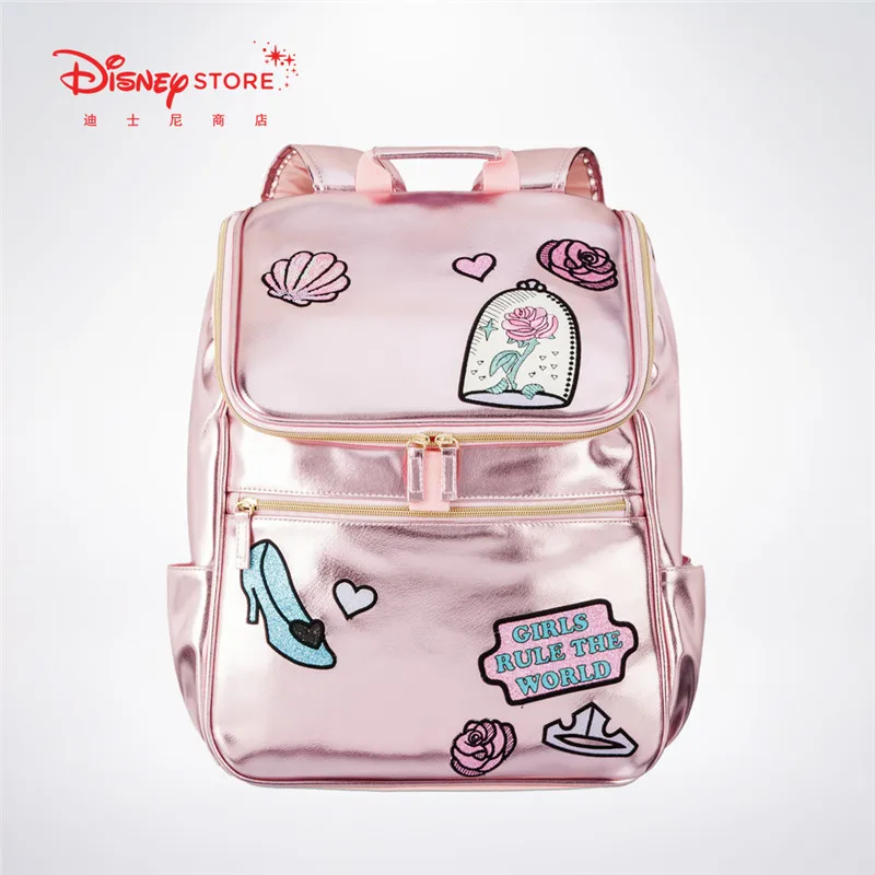 Disney Frozen Princess Aisha Cartoon Bag Waterproof Large Capacity School Bag Children Shoulder Bag Festival Gifts Backpack