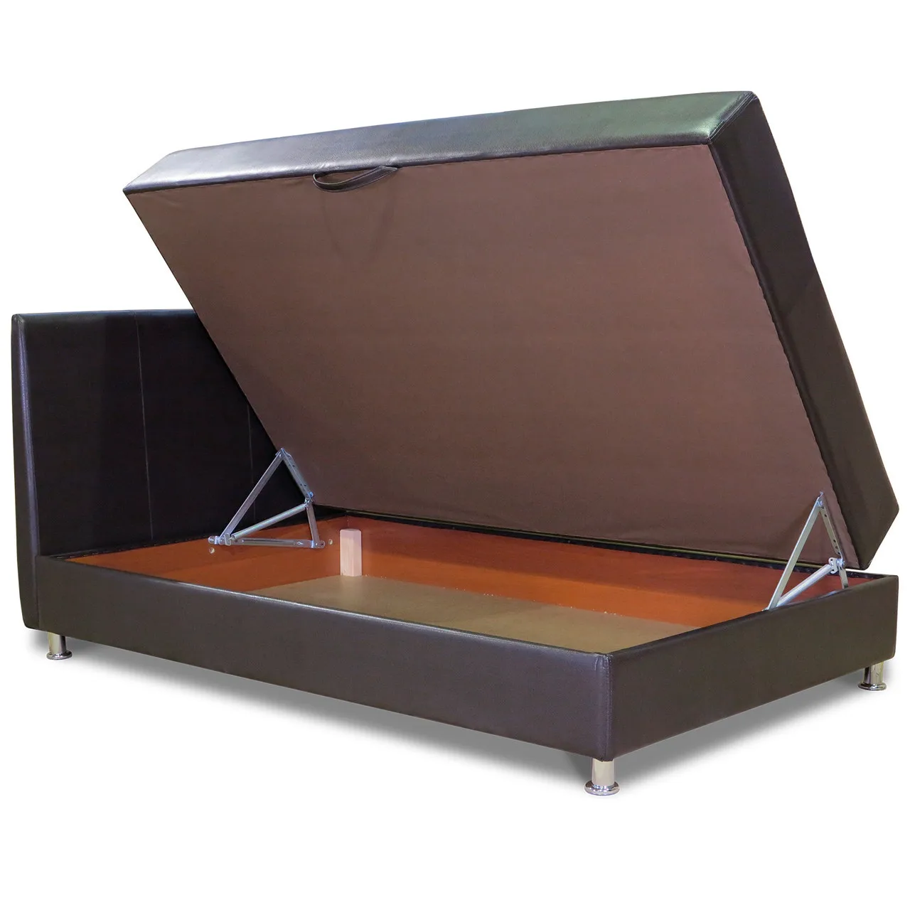 Кровать Классика 100 с подъемным механизмом замша беж| |