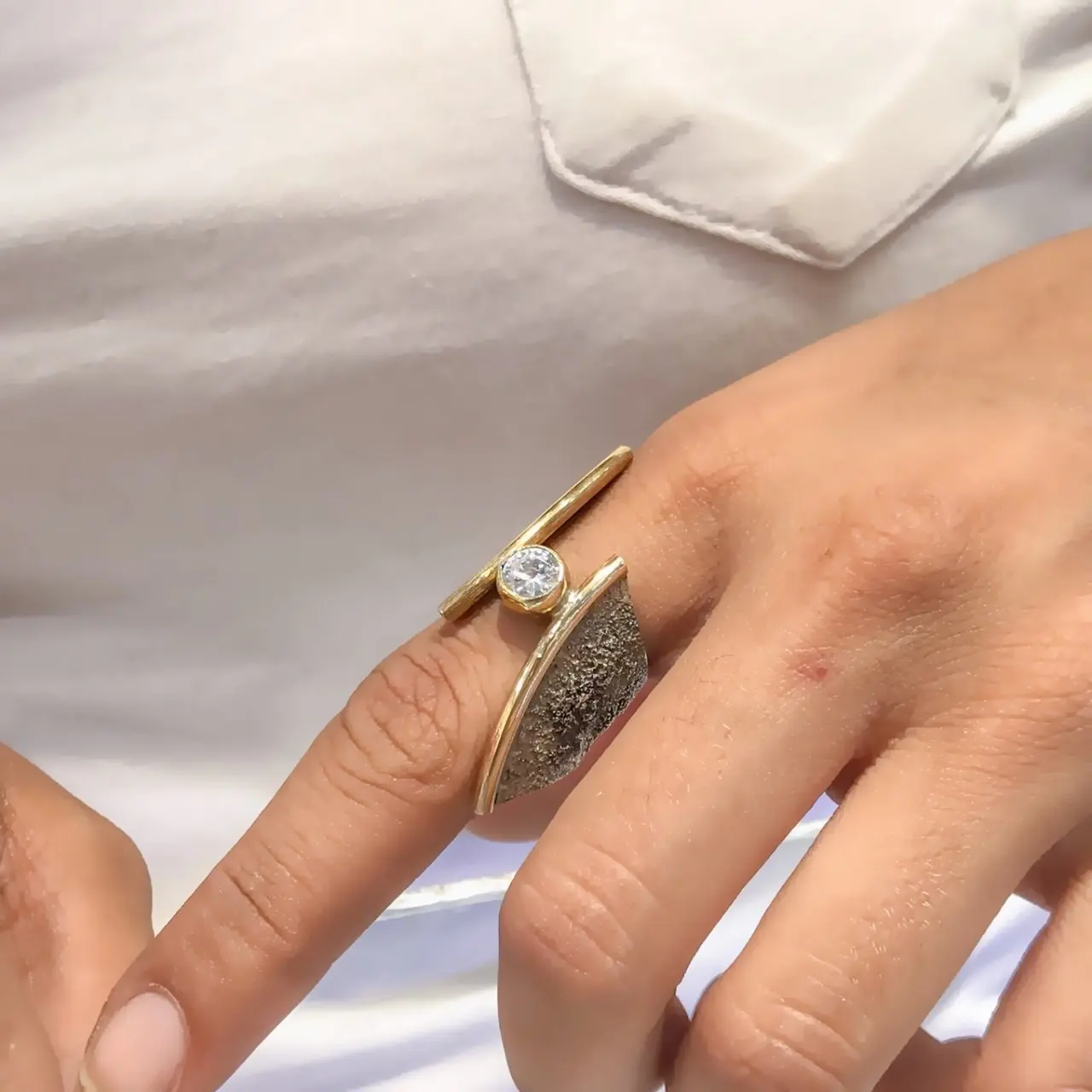 Подлинное ручное указывающее серебряное кольцо на палец|Кольца| |