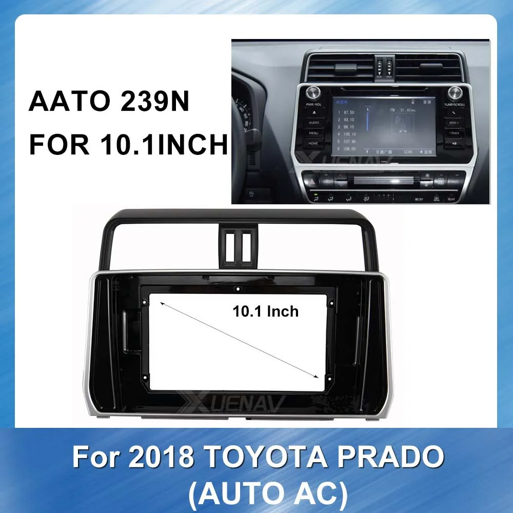 Автомобильное радио для toyota prado 2018 рамка панели автомобиля автомобильный dvd gps
