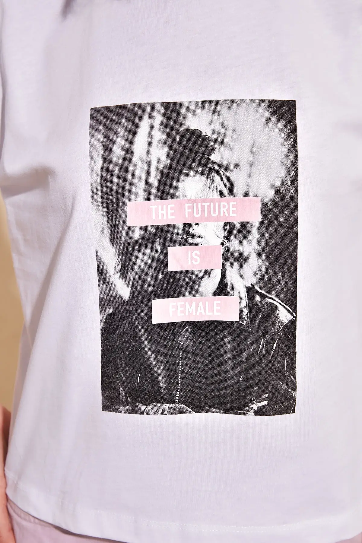 Трикотажная футболка с принтом TWOSS20TS1031 | Женская одежда