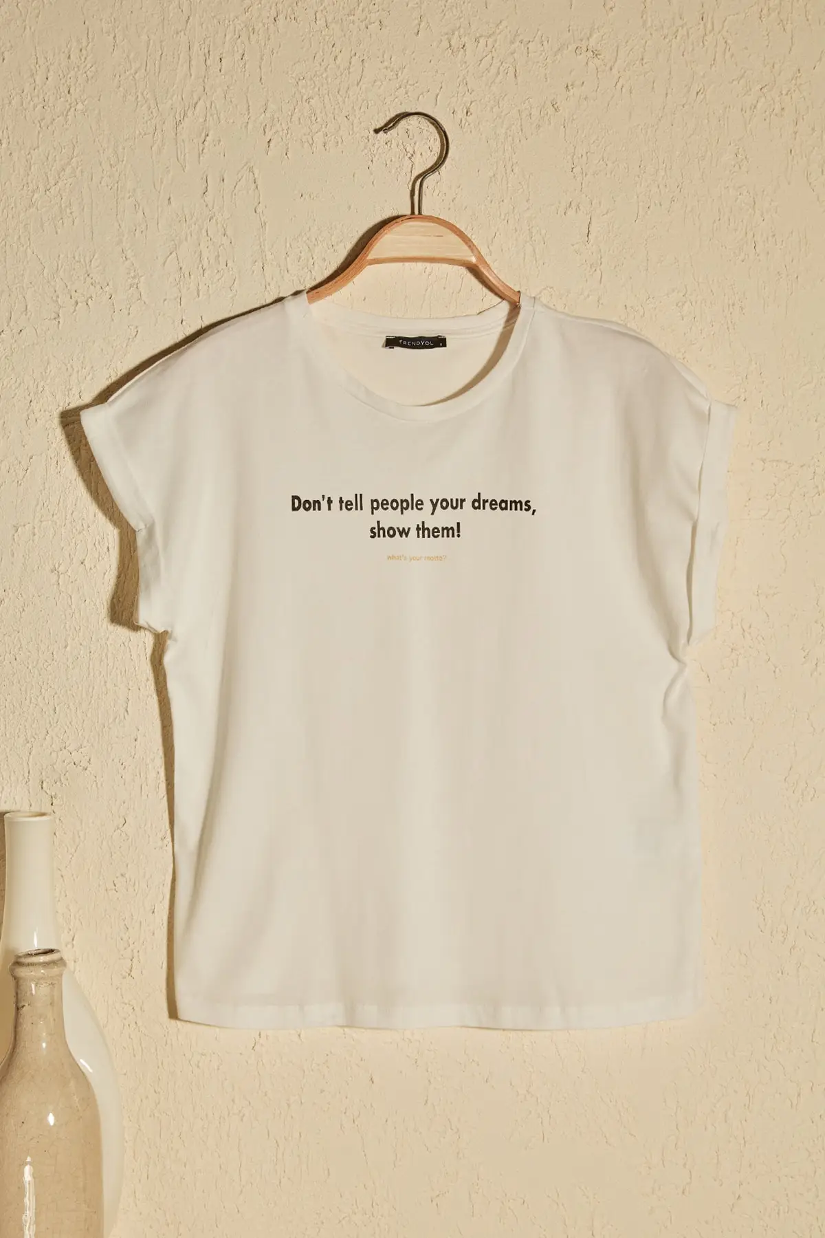 

Trendyol Printed Basic Knitted T-Shirt TWOSS19XU0022