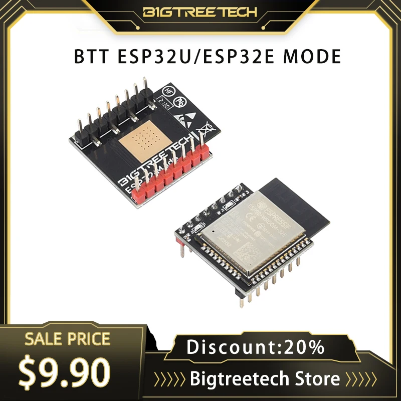 

BIGTREETECH BTT ESP32U/ESP32E Mode Bluetooth Wireless Wifi Module For SKR2 SKR3 Octopus MotherBoard Ender 3 V2 3d Printer Parts