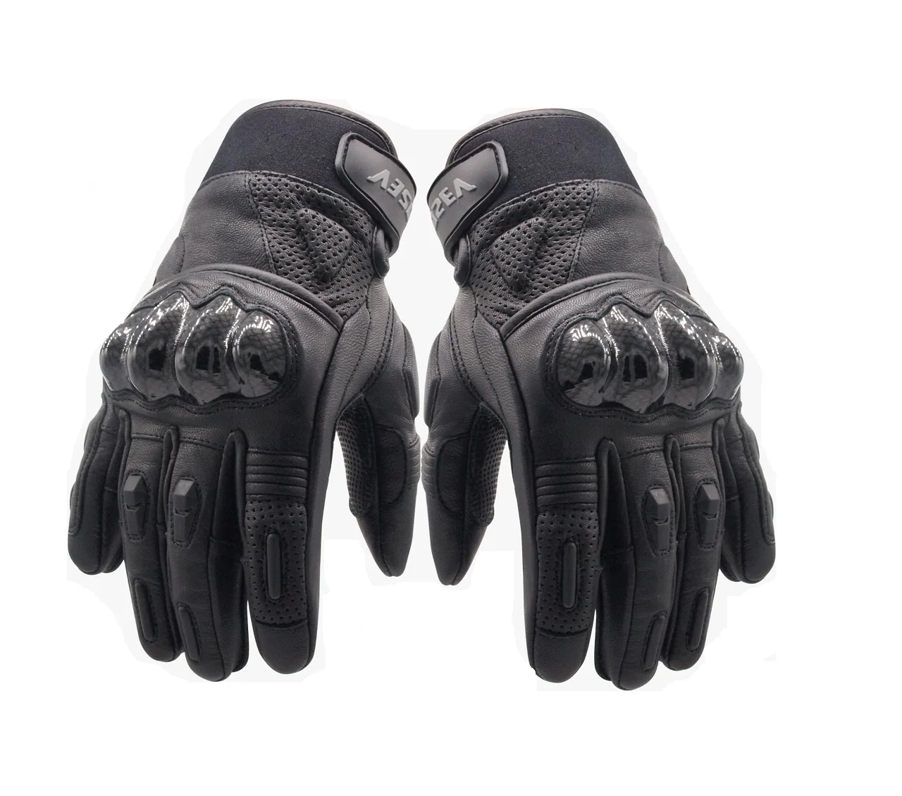 

Prosev Carbon Protected Leather Motorcycle Gloves Summer Uniseks