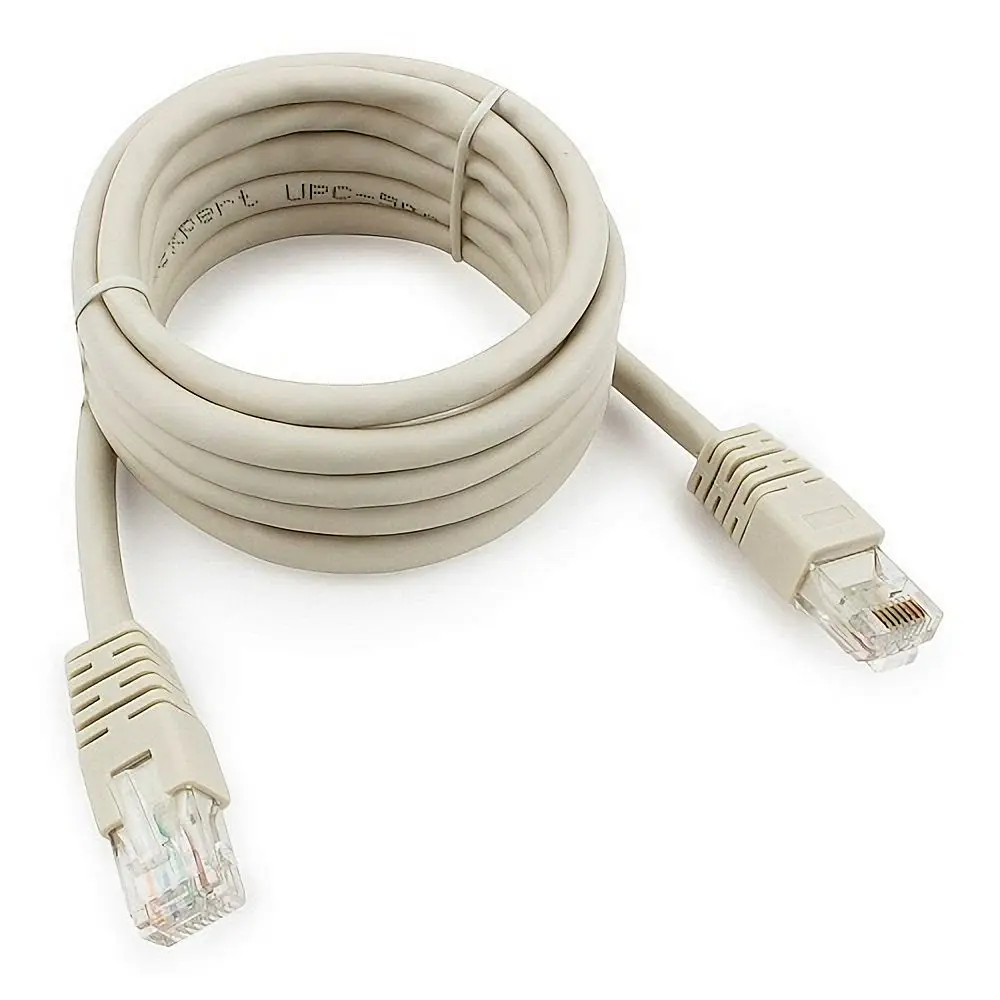Сетевой кабель | CAT5e RJ45 male - 2 метра Серый/Черный --- Ethernet UTP 8P8C