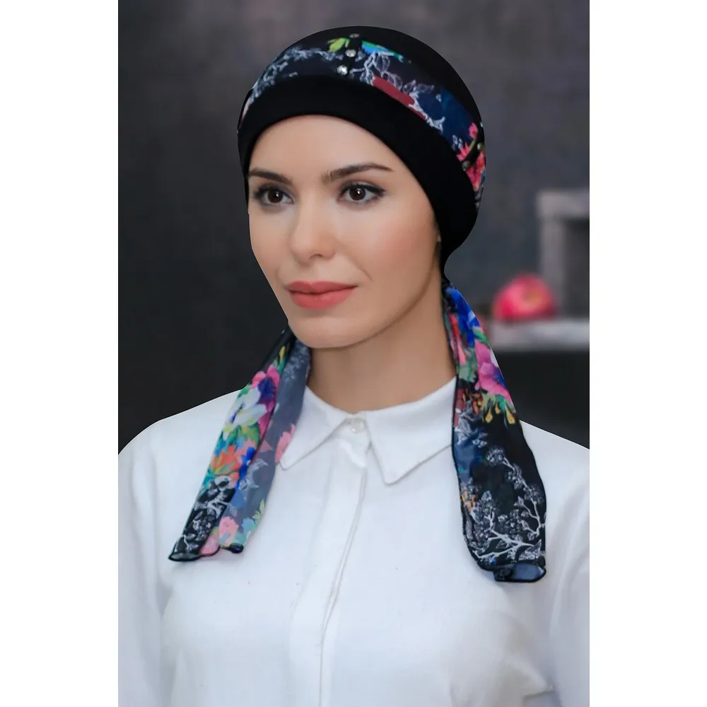 Хиджаб-тюрбан, шапка, новинка 2021, внутренние шапки для женщин, мусульманский стрейч, мусульманский, индийский, арабский шарф-повязка на голо...