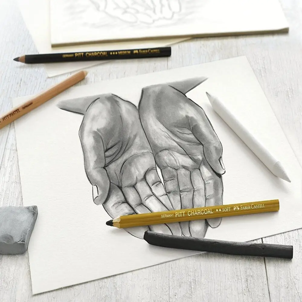 

Faber Castell Charcoal Sketch Set - Charcoal Sketch Set Drawing pencils Black pencil Drawing pencil