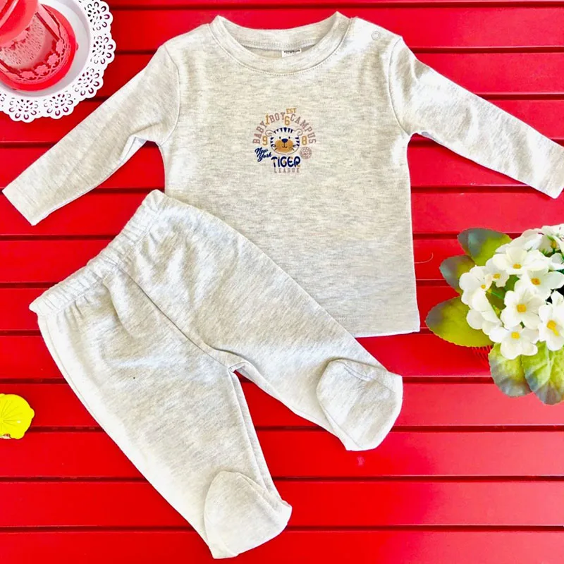 Детский комбинезон Funna lolybon серый тигр| |