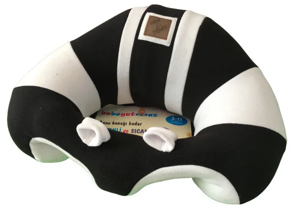 

Jaju Baby Black-and-White Luxury Baby Breathable Baby Support Cushion