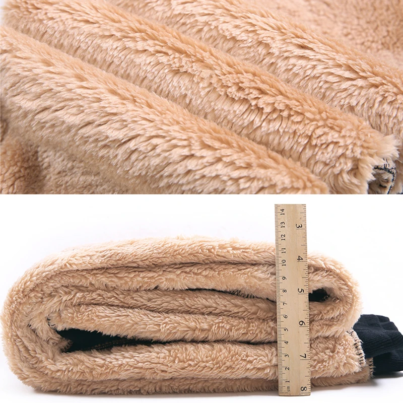 Женские зимние кашемировые облегающие брюки из меха ягненка женские