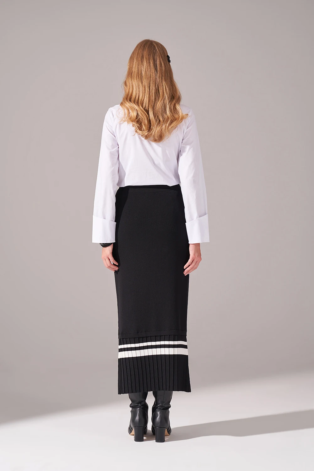 

Ribbon Detailed Rayon Tricot Skirt