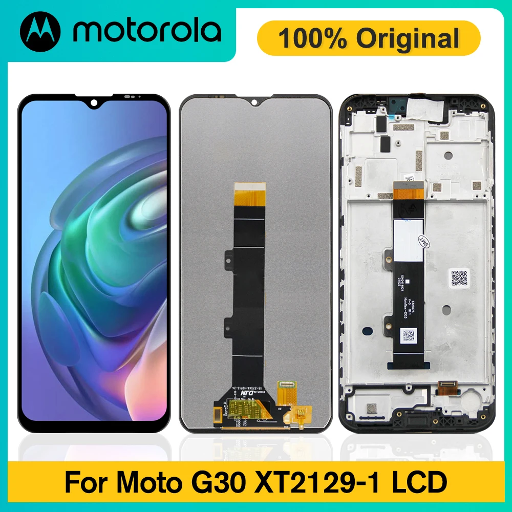 6 5 &quotОригинальный ЖК-дисплей для Motorola Moto G30 сенсорный экран дигитайзер в сборе