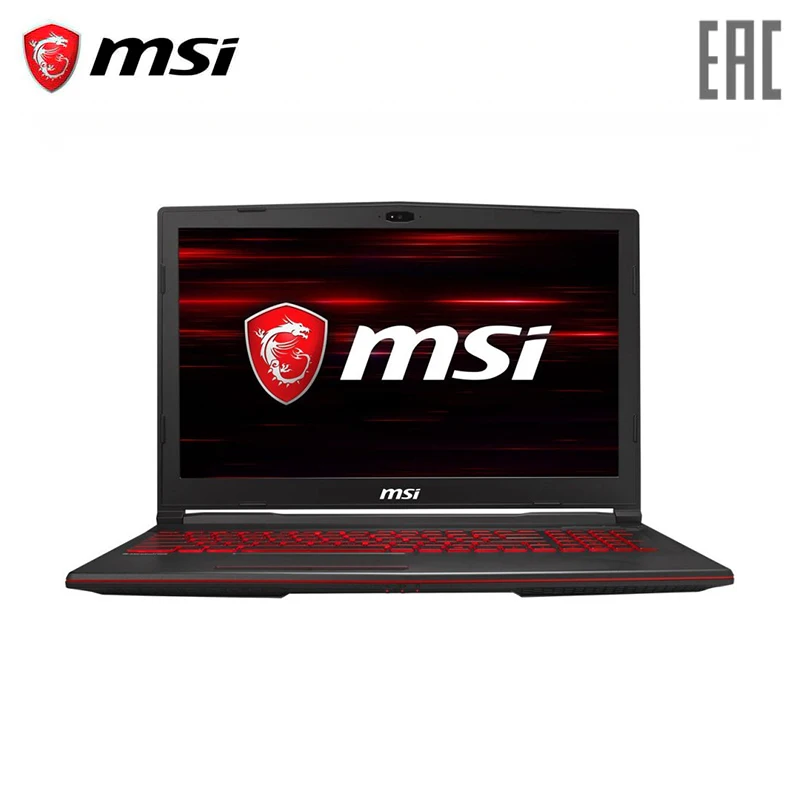 Игровой ноутбук MSI GL63 8SC 009XRU 15.6&quot FHD IPS/ i7 8750H/8GB/1TB+128GB SSD/noODD/GTX1650 GDDR5 4GB/Dos Black (9S7 16P812