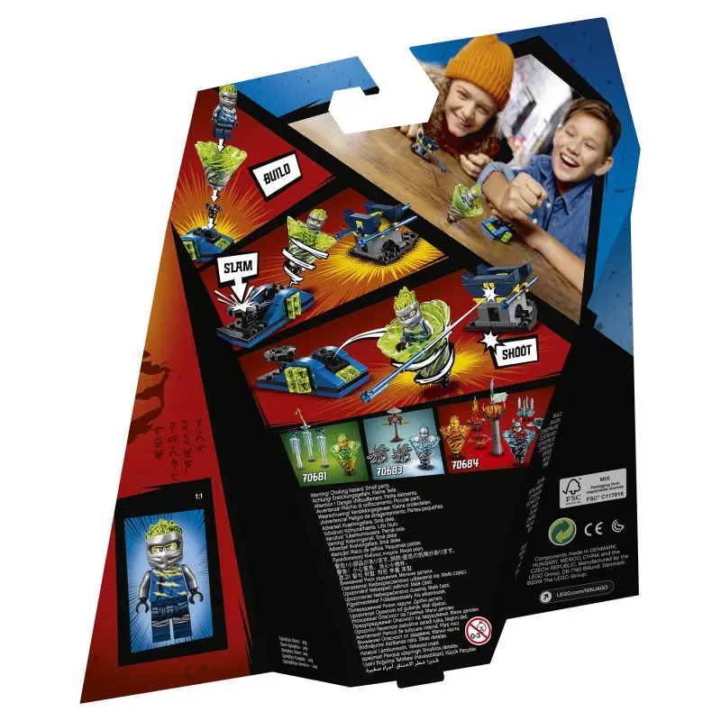 Конструктор LEGO NINJAGO 70682 Бой мастеров кружитцу — Джей | Игрушки и хобби