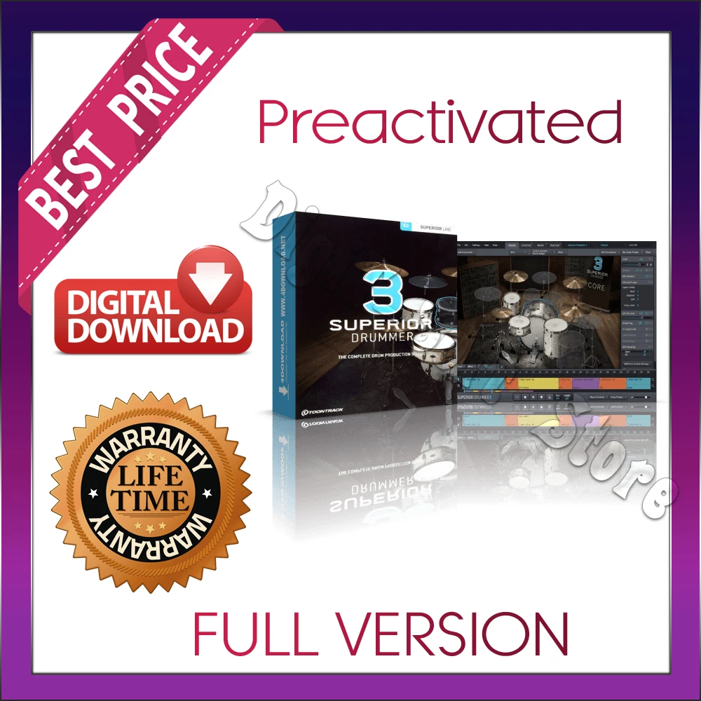 

Toontrack Superior Drummer 3 v3.1.7 Full-version For Win