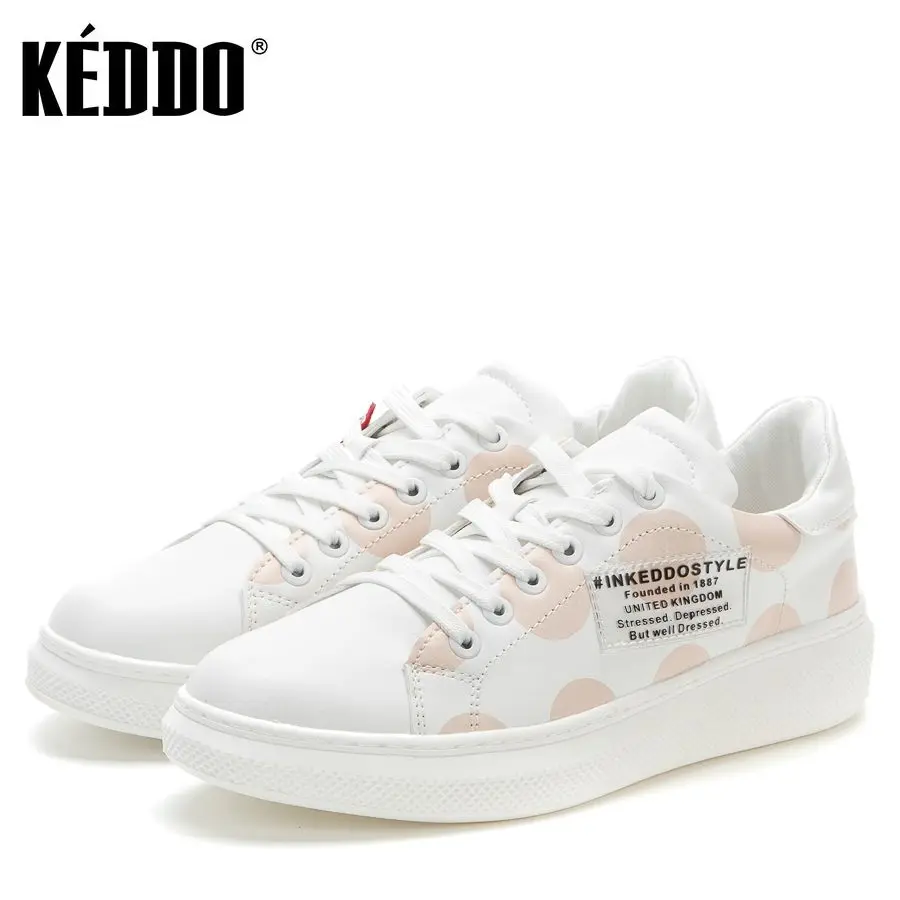 Кроссовки женские 807176/01 07 белый/розовый иск.кожа KEDDO|Обувь без каблука| |