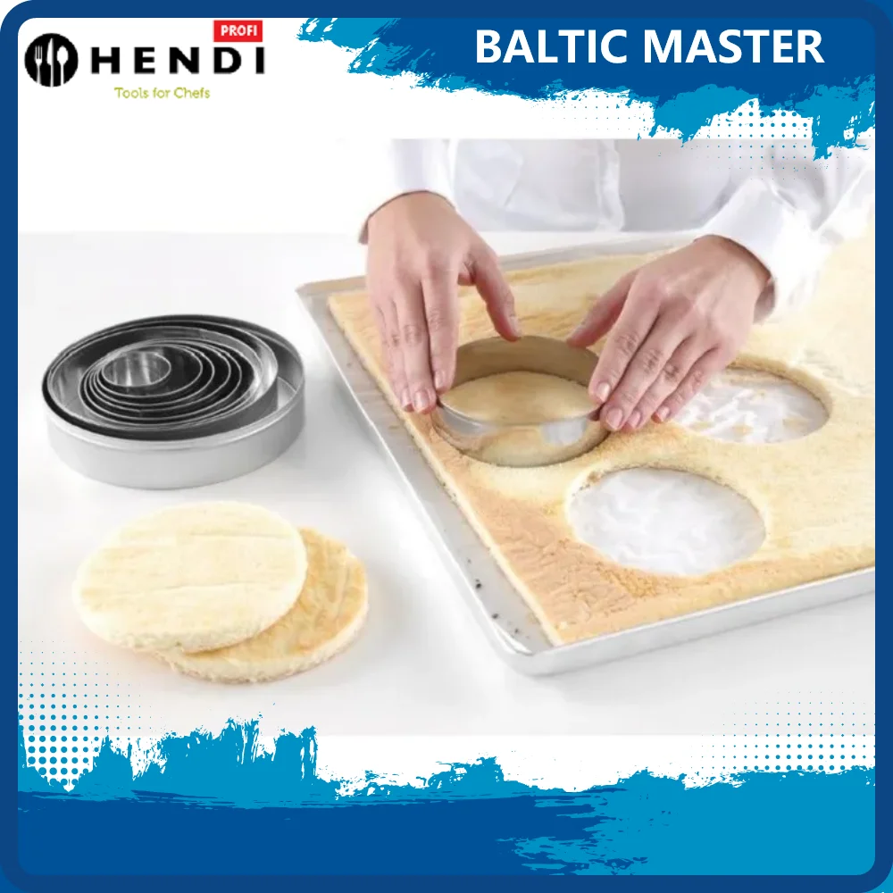 Высечка кондитерская HENDI набор из 9 штук круглая 673744 |