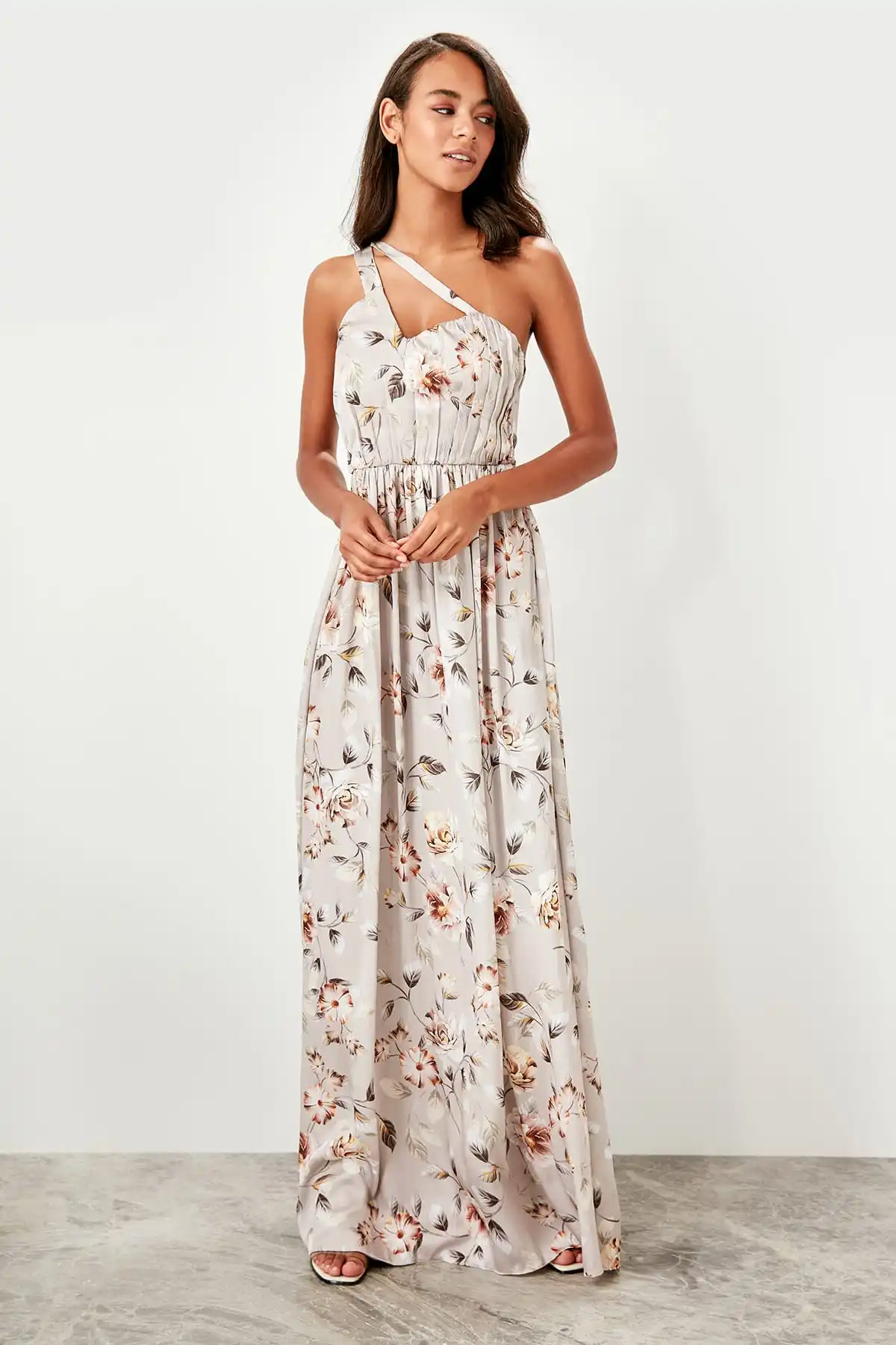 Trendyol воротник деталь вечернее платье TPRSS19UT0179 | Свадьбы и торжества