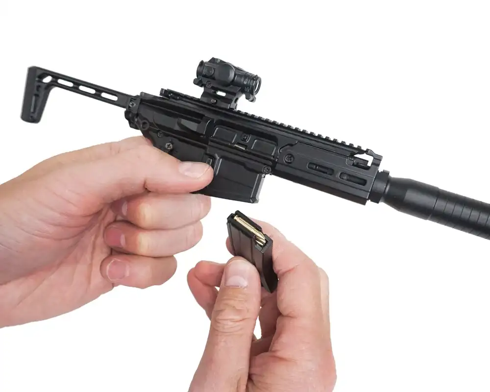 Miniature SIG MCX RattlerTactical scale 1:4 children toy gun PUBG GRAY |