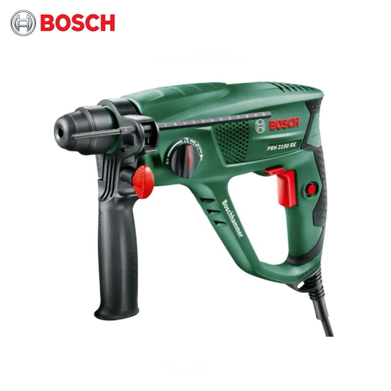 Перфоратор Bosch PBH 2100 RE патр.:SDS plus уд.:1.7Дж 550Вт (кейс в комплекте)|Электрические