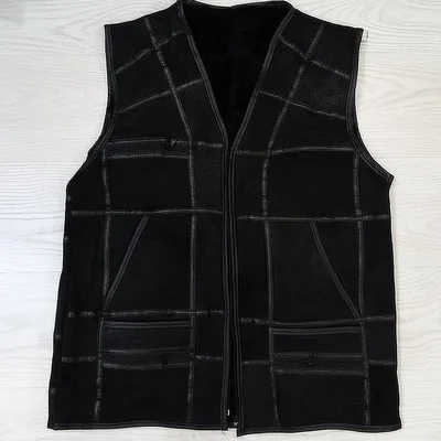 Жилет из кожи и овчины Супер Комфорт Жилеты меха | Женская одежда