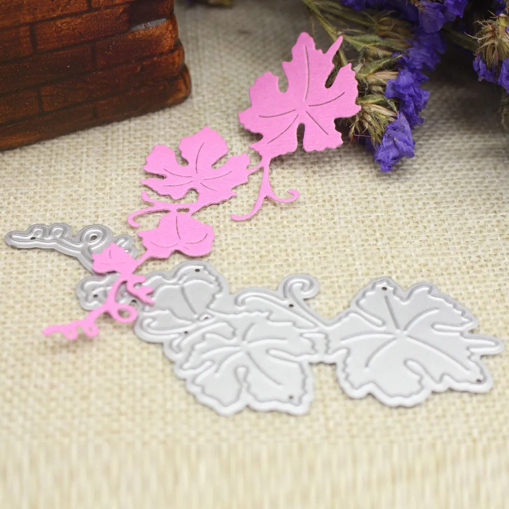 Металлические Вырубные штампы для рукоделия форма вырезания винограда