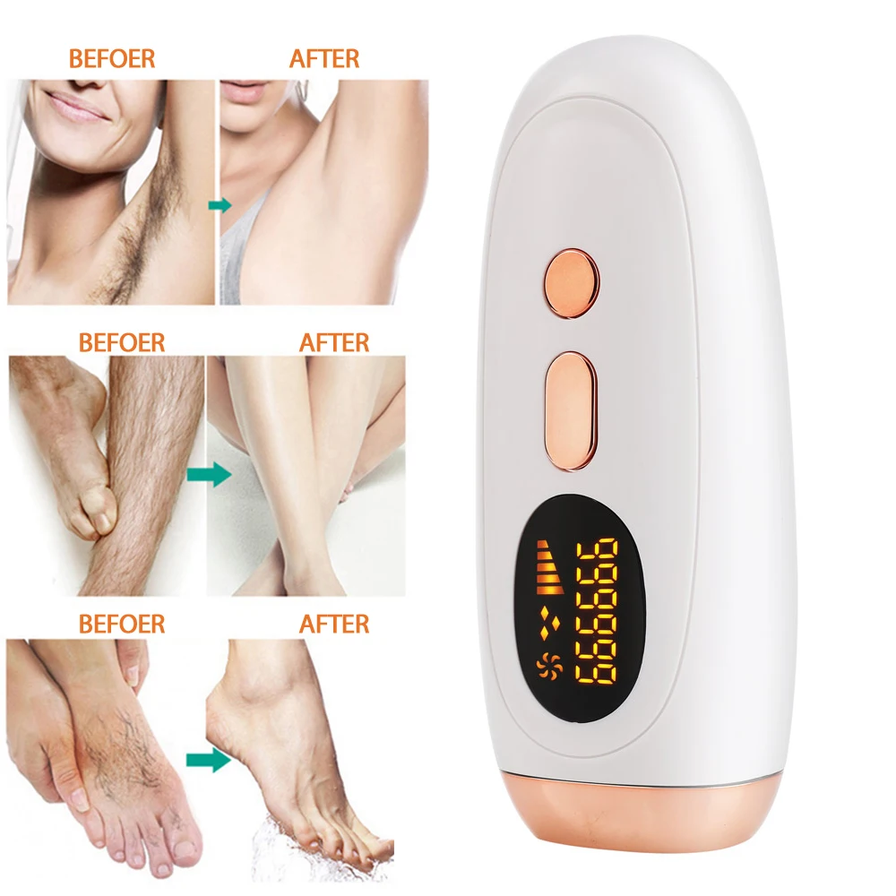 

Permanent LCD Display Laser Epilator Painless IPL Hair Remover Machine Photoepilator Hair Removal bikini trimmer depilador laser