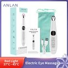 ANLAN Антивозрастной массажер для кожи вокруг глаз, массажер для глаз от морщин, регулируемый Массажер для расслабляющих глаз 37-45  с ЖК-дисплеем, массажер для лица вибратор для лица массажёр для глаз
