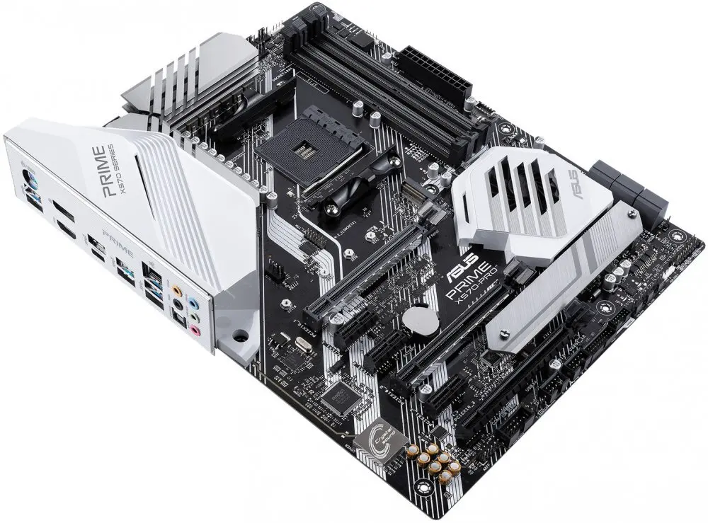 Материнская плата ПК ASUS PRIME X570-PRO Soc-AM4 AMD X570 4xDDR4 ATX AC`97 8ch(7.1) GbLAN RAID+HDMI+DP | Компьютеры и